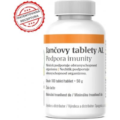 Spagyria jančovy tablety AL 100 tablet – Hledejceny.cz