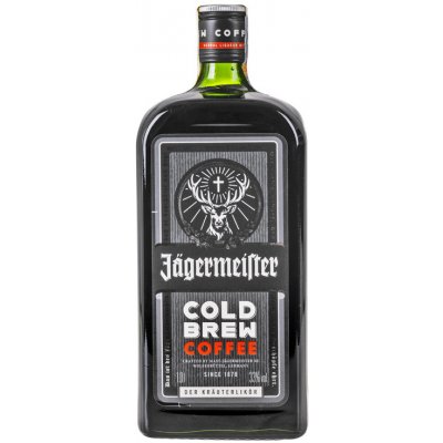 Jägermeister Cold Brew Coffee 33 % 1 l (holá láhev) – Zboží Mobilmania