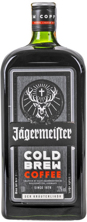 Jägermeister Cold Brew Coffee 33 % 1 l (holá láhev)