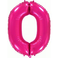 Fóliový Balónek malý číslo 5 růžové 36 cm