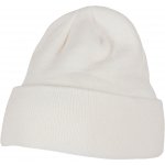 Build Your Brand pánská čepice Heavy Knit beanie s ohrnovacím lemem Bílá BY001 – Hledejceny.cz