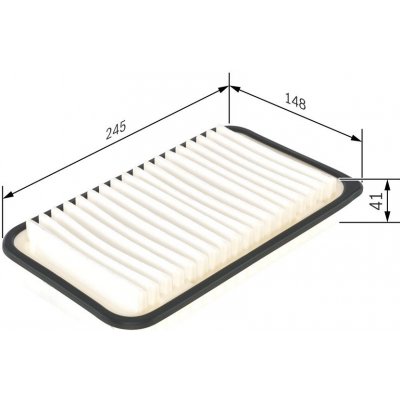Vzduchový filtr BOSCH F 026 400 341 – Hledejceny.cz