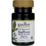 Swanson Šafrán Saffron 15 mg 60 kapslí – Hledejceny.cz