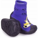 Chlapecké protiskluzové botičky ponožky s gumovou podrážkou bagr – Sleviste.cz