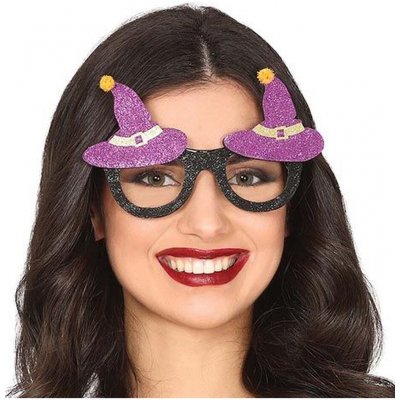 Guirca Černo fialové brýle - čarodějnice – Sleviste.cz