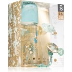Suavinex Gold kojenecká láhev Gold set láhev 270ml + dudlík fyziologický + klip gold modrá – Zboží Mobilmania
