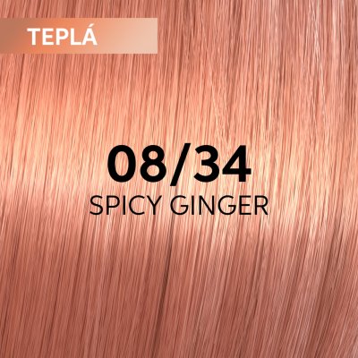 Wella Shinefinity Zero Lift Glaze 08/34 Warm Spicy Ginger 60 ml – Zboží Mobilmania