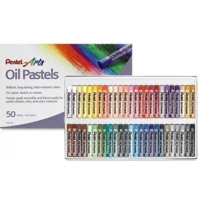 Olejové pastely Pentel Artist 50 ks – Zbozi.Blesk.cz