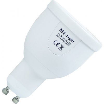 MI-Light LED žárovka GU10 ovladaná přes 2,4Ghz, RGB + Bílá – Hledejceny.cz