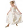 Dětský karnevalový kostým Cinderella Wedding-Dress Live Action Movie Child