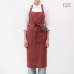 Linen Tales Red Gingham zástěra červená – Hledejceny.cz