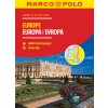 Mapa a průvodce Evropa-Europa atlas spirála 1:800 000 Marco Polo - Marco Polo