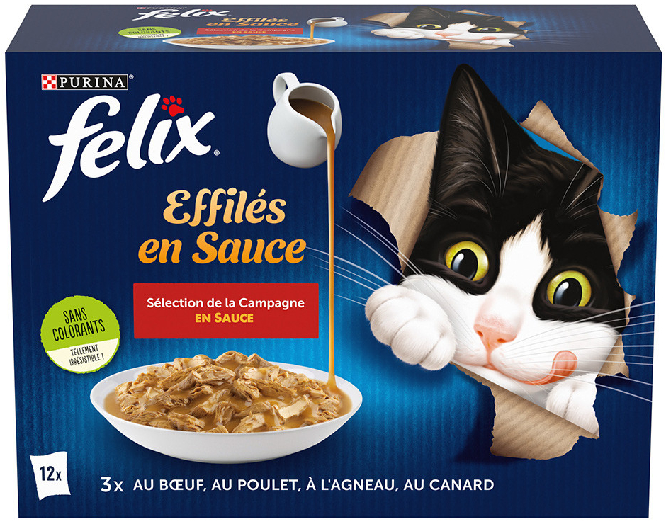 Felix Gravy Lover Tak dobrý jak vypadá Různé chutě ze země 24 x 85 g