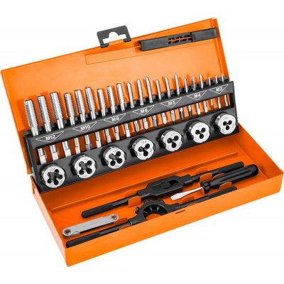 NEO TOOLS Sada závitníků, M3 - M12, 32 ks 12-915 – Hledejceny.cz