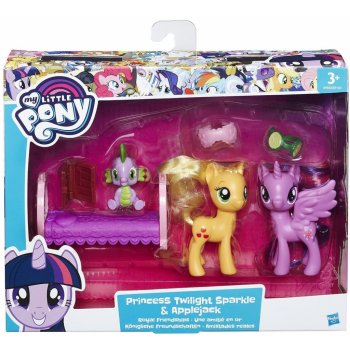 Hasbro My Little Pony Set 2 poníků s doplňky Princess Twilight Sparkle a Applejack