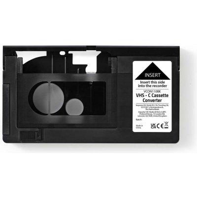 Nedis VCON110BK adaptér pro kazety VHS-C na VHS – Zboží Živě