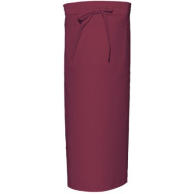 Link Kitchen Wear Bistro zástěra s přední kapsou X968T Bordeaux 100x100cm – Hledejceny.cz