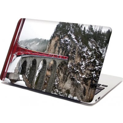 Sablio Samolepka na notebook Vlak na mostě 2 - 38x26 cm – Zboží Živě