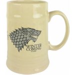 CurePink Keramický pivní korbel Game Of Thrones Hra o trůny Stark 850 ml – Zbozi.Blesk.cz