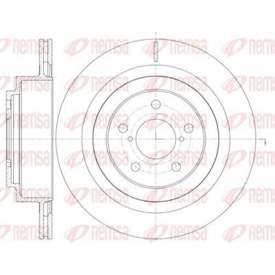 Brzdový kotouč REMSA 61001.10