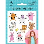 Arch Dětské tetovací obtisky zvířátka 01 – Sleviste.cz