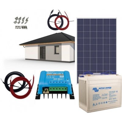 Victron Energy Ostrovní solární systém 285Wp 12V baterie – Zbozi.Blesk.cz