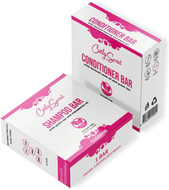 Curly Secret Bar Bundle Tuhý šampon a kondicionér 120 g