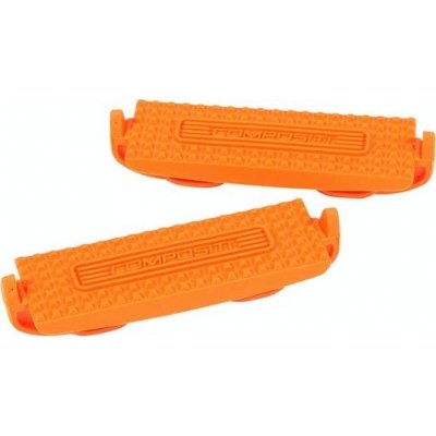Compositi Podložky plastové do třmenů Premium orange – Zboží Mobilmania
