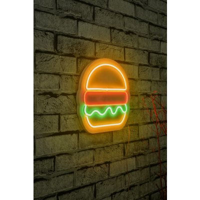 ASIR Nástěnná dekorace s led osvětlením HAMBURGER 28 cm – Hledejceny.cz