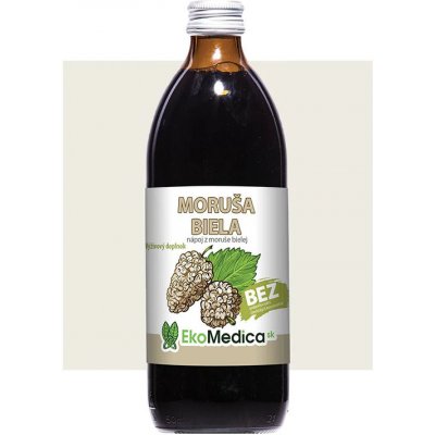 EkoMedica Czech Moruše biela 100% šťava z moruše bielej 0,5 l – Hledejceny.cz
