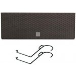 Prosperplast Truhlík RATO CASE W s háky a vkladem hnědý 39,5 x 18,5 x 19,5cm – Hledejceny.cz