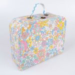 Meri Meri Dětský kufřík Meri Meri x Liberty větší modrá – Sleviste.cz