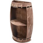 LuxD Regál na víno Winebar 79 cm přírodní – Zbozi.Blesk.cz
