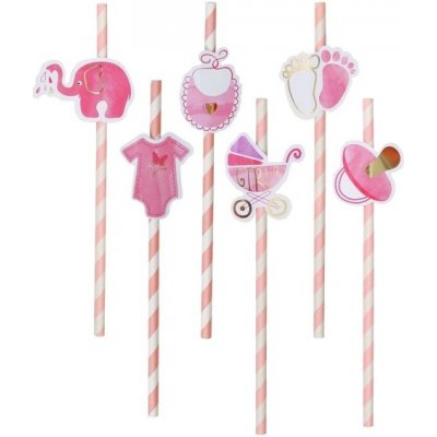 GoDan brčka papírová Baby girl 8 ks – Zboží Dáma