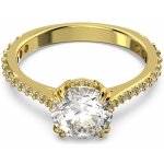 Swarovski pozlacený prsten se Swarovski krystaly Constella 5642619 – Zboží Dáma
