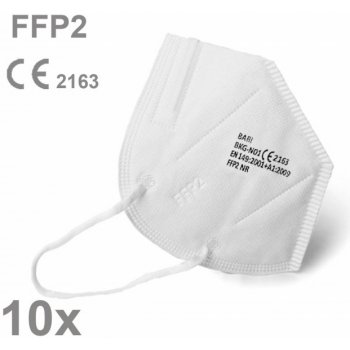 Batist respirátor FFP2 bílý