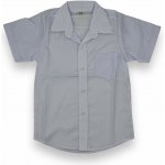 Fashion chlapecká bílá společenská košile Bílá – Zboží Dáma Fashion chlapecká bílá společenská košile Bílá – Zboží Dáma