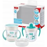 Nuk Mini Cups Set Mint/Turquoise hrnek 3 v 1 Neutral 160 ml – Zboží Dáma