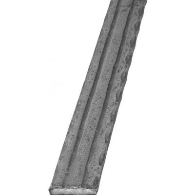PSG Zdobené madlo pro kované zábradlí a schodiště 30.123_3m, pr.40x8 mm, cena za 3 m - prodej po 3 m – Zboží Mobilmania