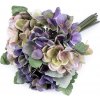 Květina Prima-obchod Umělá hortenzie, barva 4 levandulová