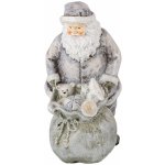 Vánoční dekorativní soška Santy s pytlem s dárečky 10*7*13 cm – Hledejceny.cz