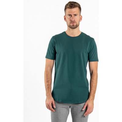 TallGuys Pánské prodloužené tričko óčko Smaragd green Slim