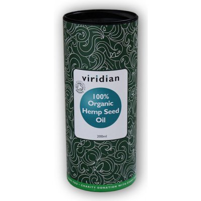Viridian 100% Organic Hemp Seed Oil 200 ml