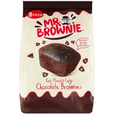 Mr. Brownie Pečivo s kakaovou příchutí s kousky čokolády 200 g – Zbozi.Blesk.cz