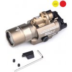 WADSN P400 ULTRA červený laser Dark Earth – Zboží Mobilmania