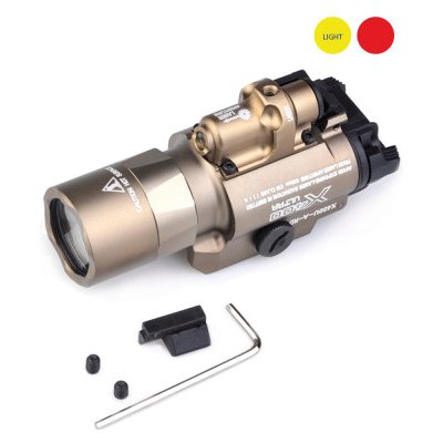 WADSN P400 ULTRA červený laser Dark Earth – Zboží Mobilmania