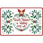 TORO Plastové prostírání Veselé Vánoce 28,5x44cm – Zbozi.Blesk.cz