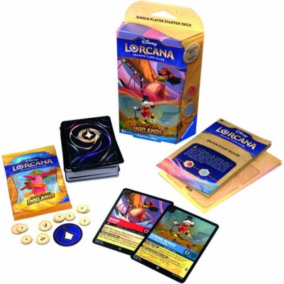 Disney Lorcana TCG: Into the Inklands Starter Deck Ruby / Sapphire – Hledejceny.cz