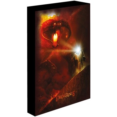Obraz LED svítící Pán Prstenu - Balrog, 30x40 cm – Zboží Mobilmania