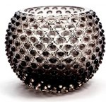 Váza 18cm - Hobnail - Ananas - hnědý kouř – Hledejceny.cz